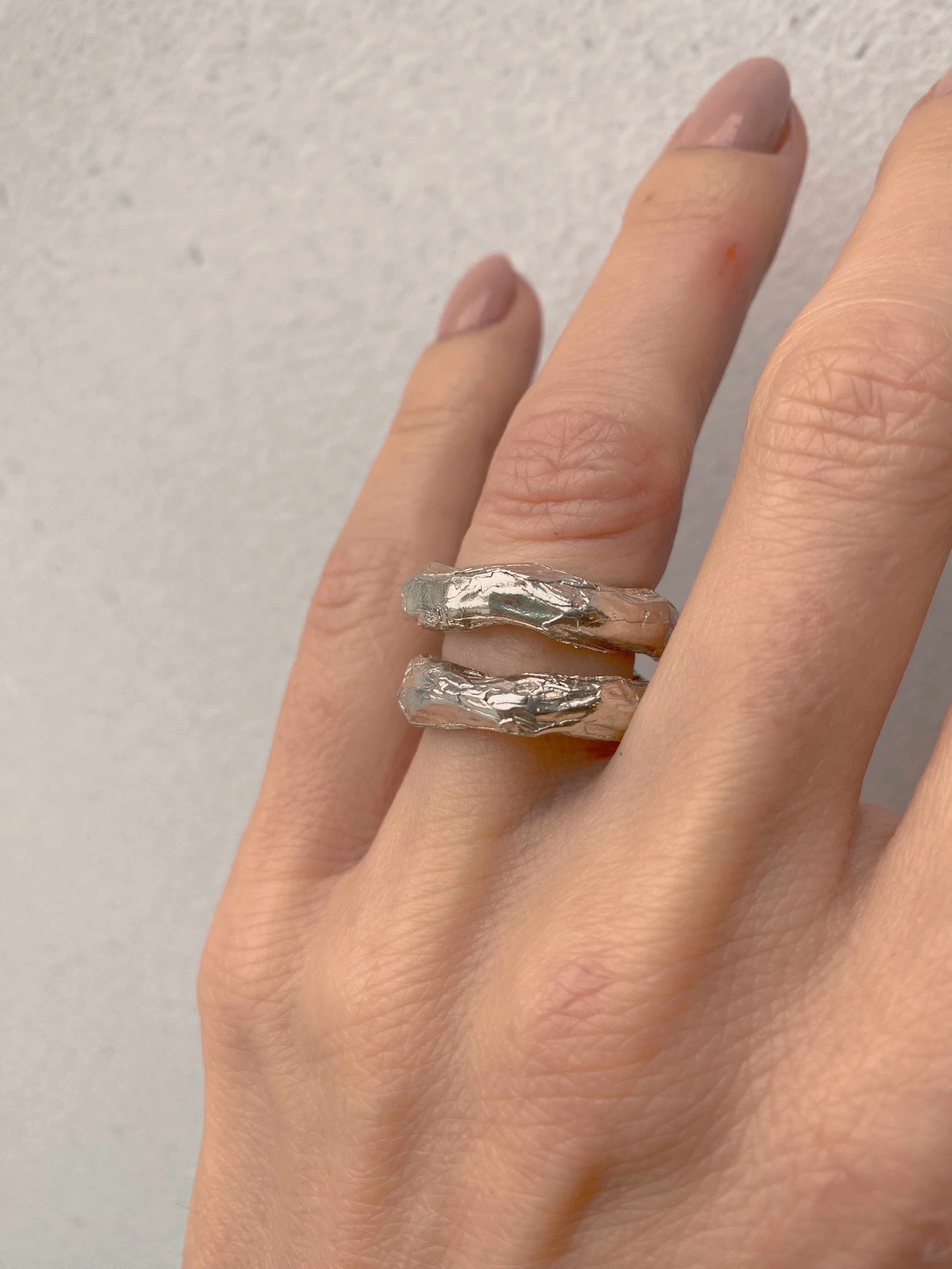 Ring ‘Ace’ sample silver size 50