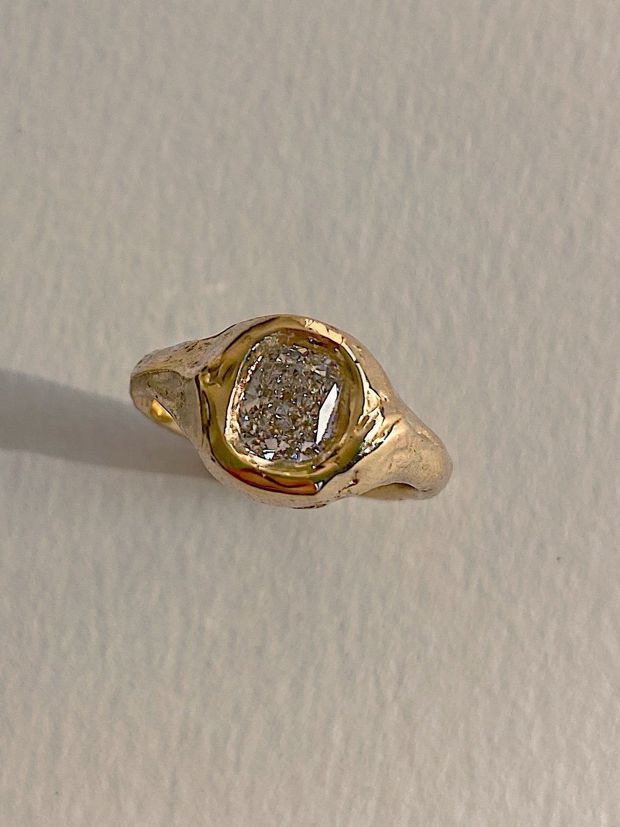 cushion diamond engagement ring