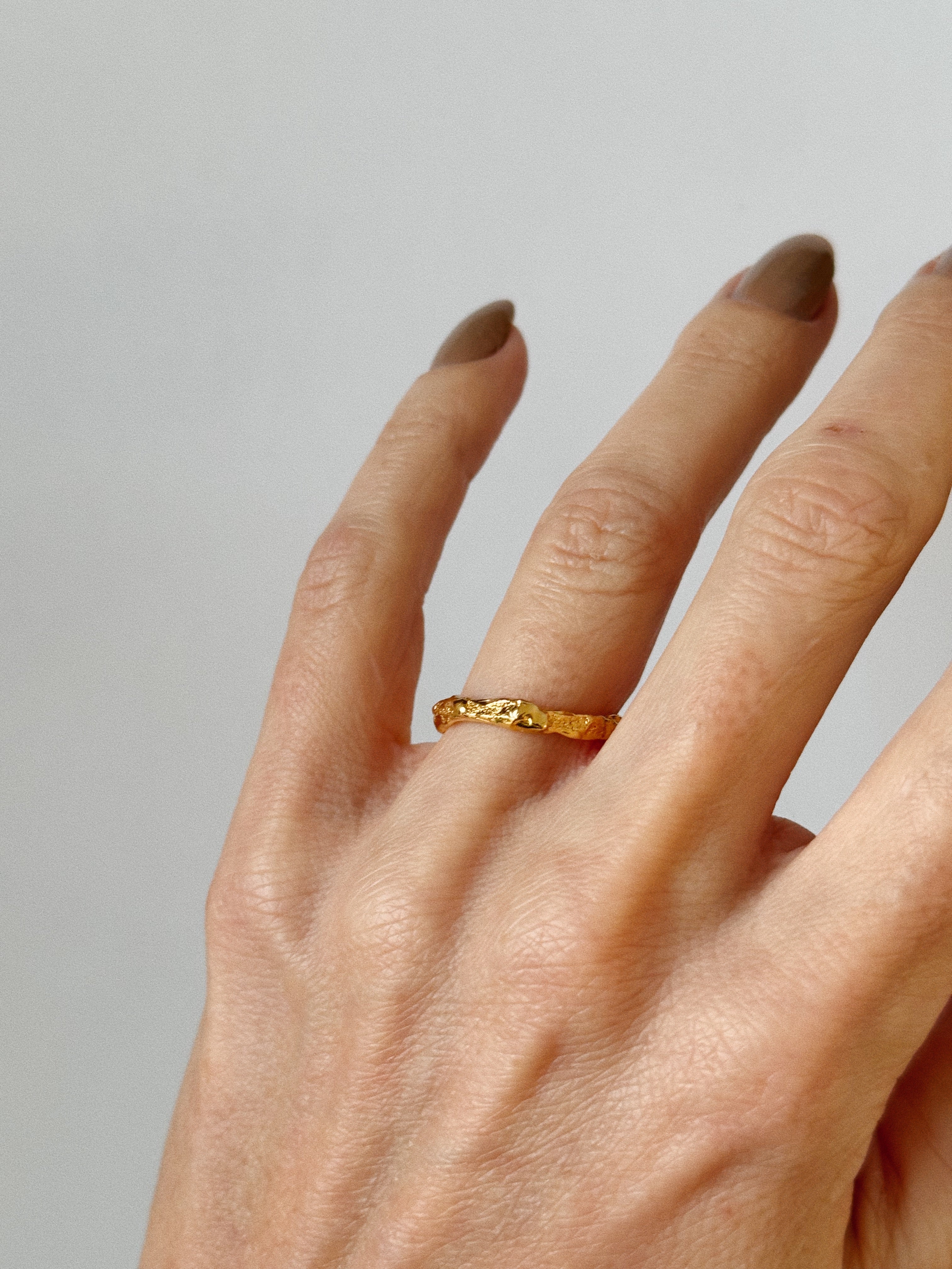 organic wedding ring