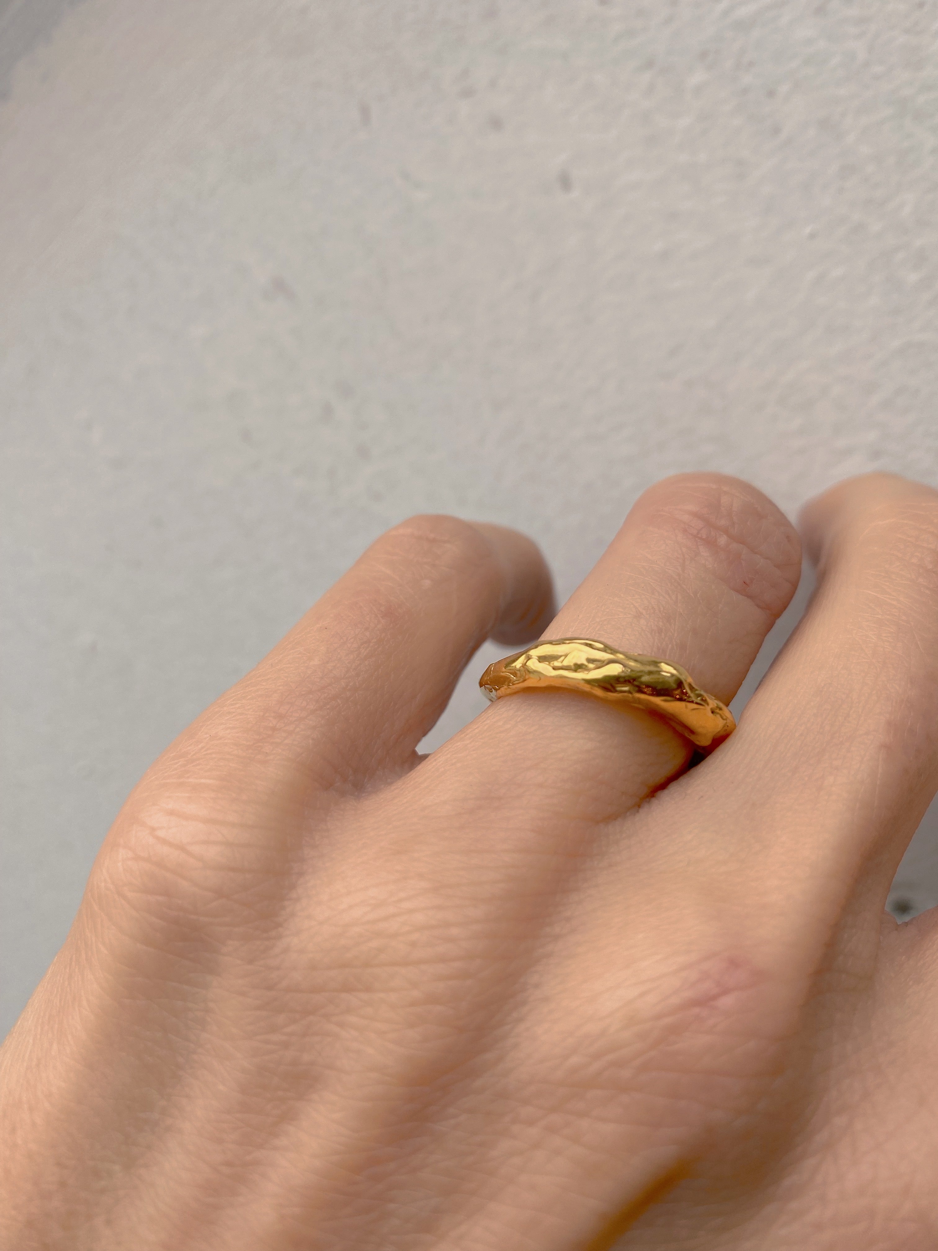 Ring ‘Jules’, vermeil size 52