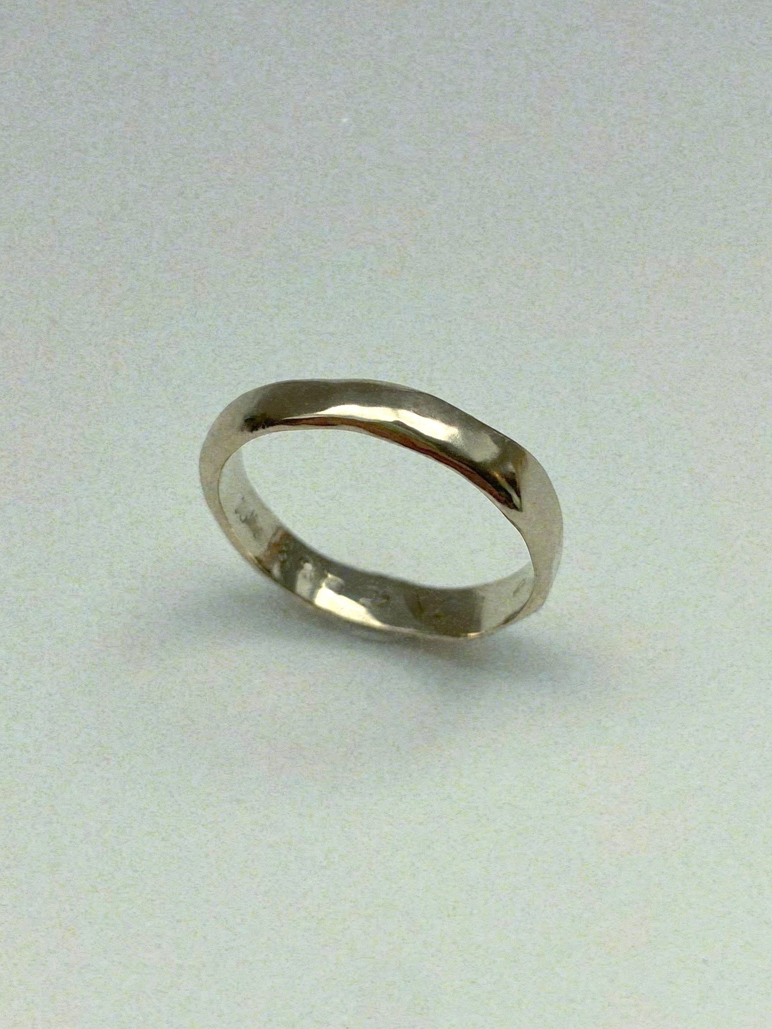 organic wedding band men