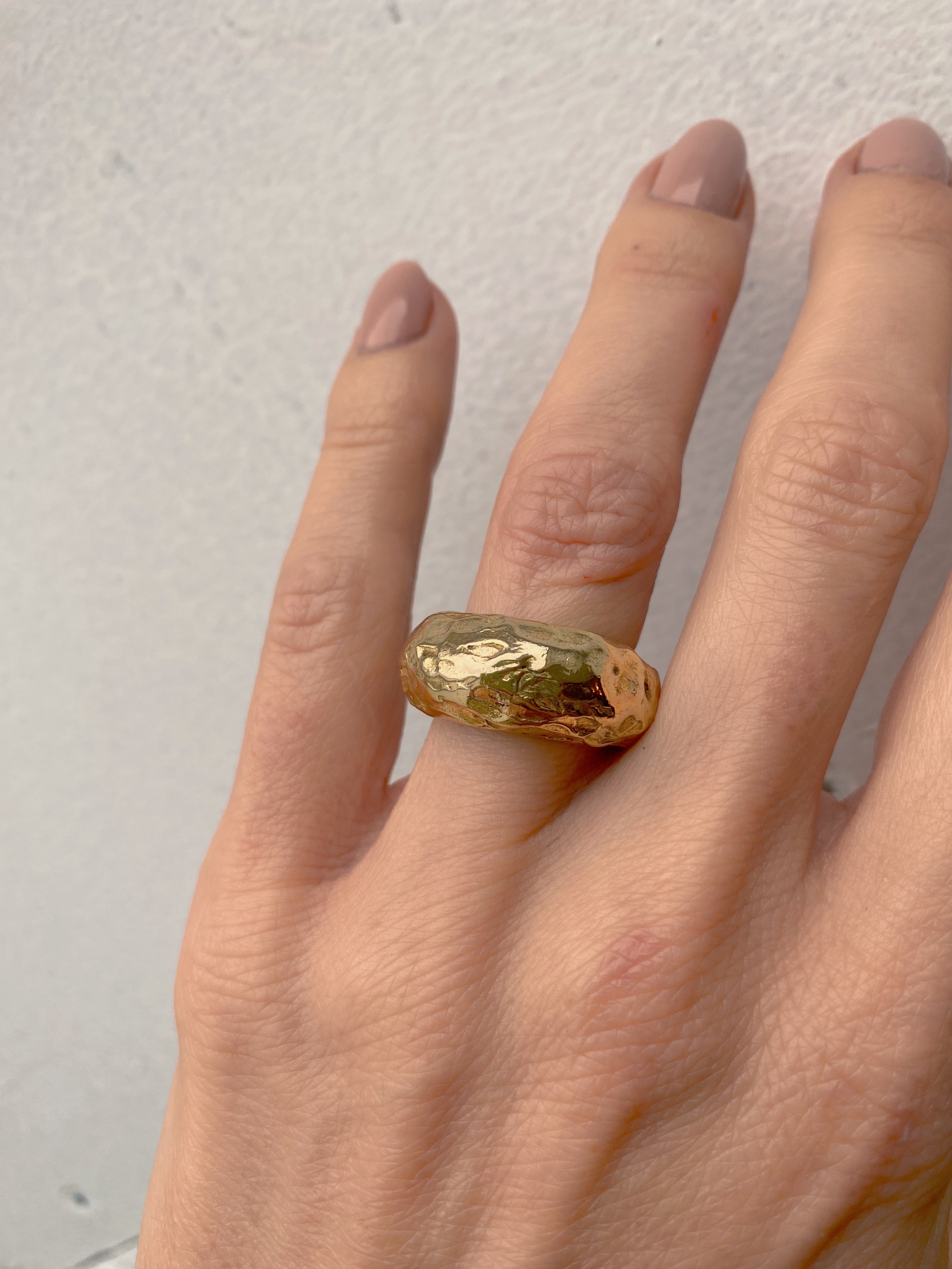 Ring ‘Ellis’ sample vermeil size 53