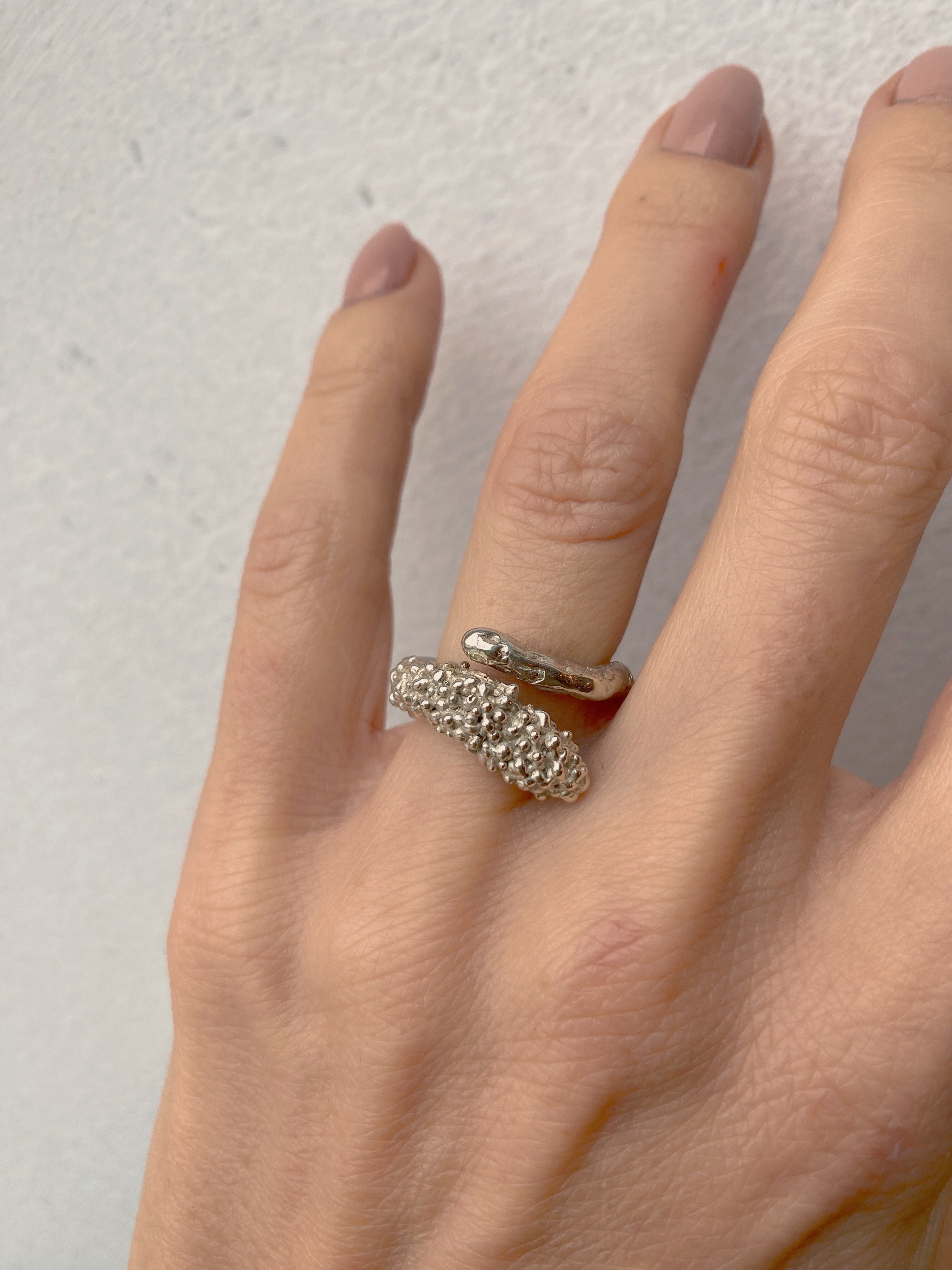 Ring ‘Coral’ silver size 52