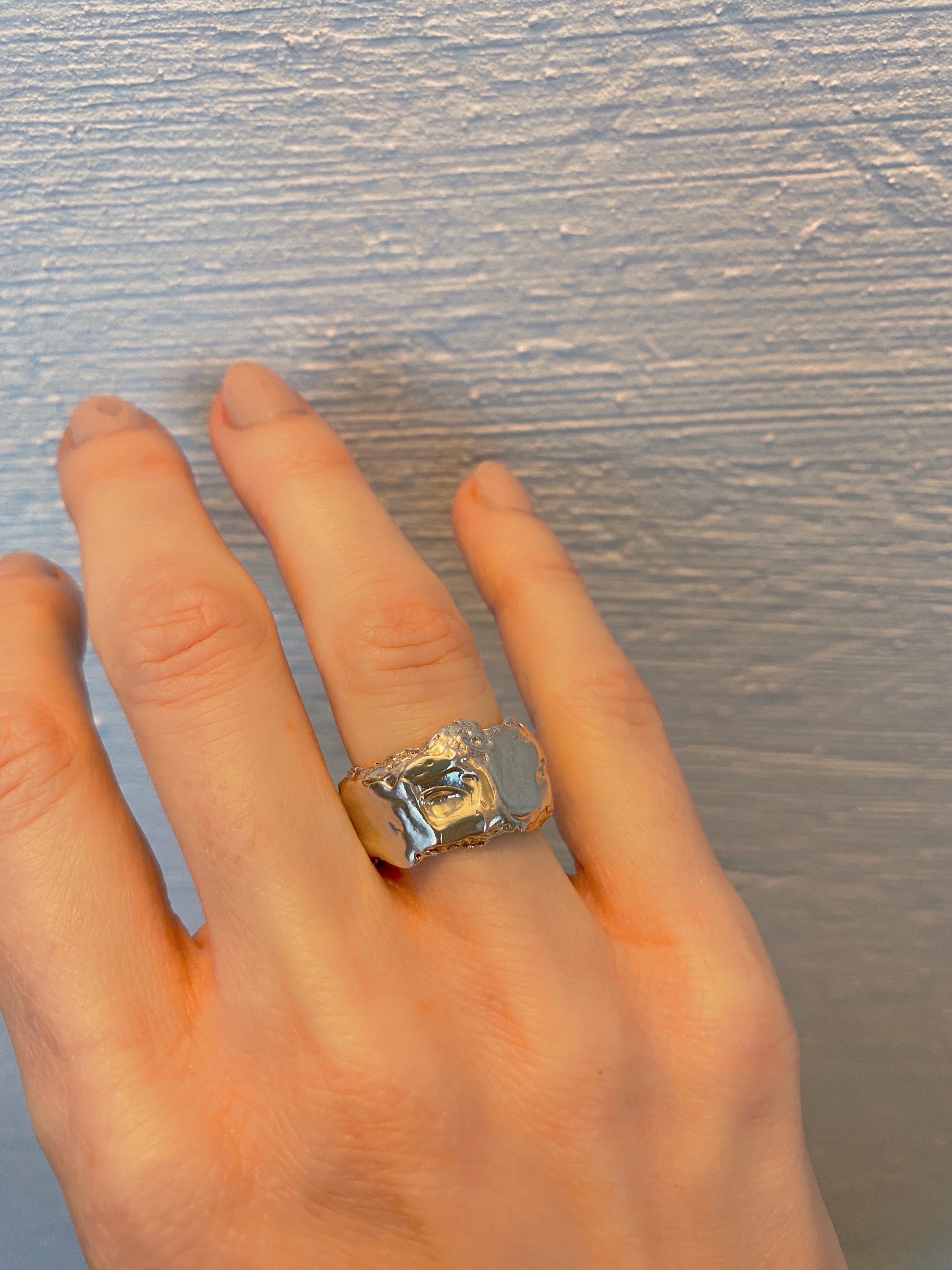 Ring ‘Azure’ silver size 52