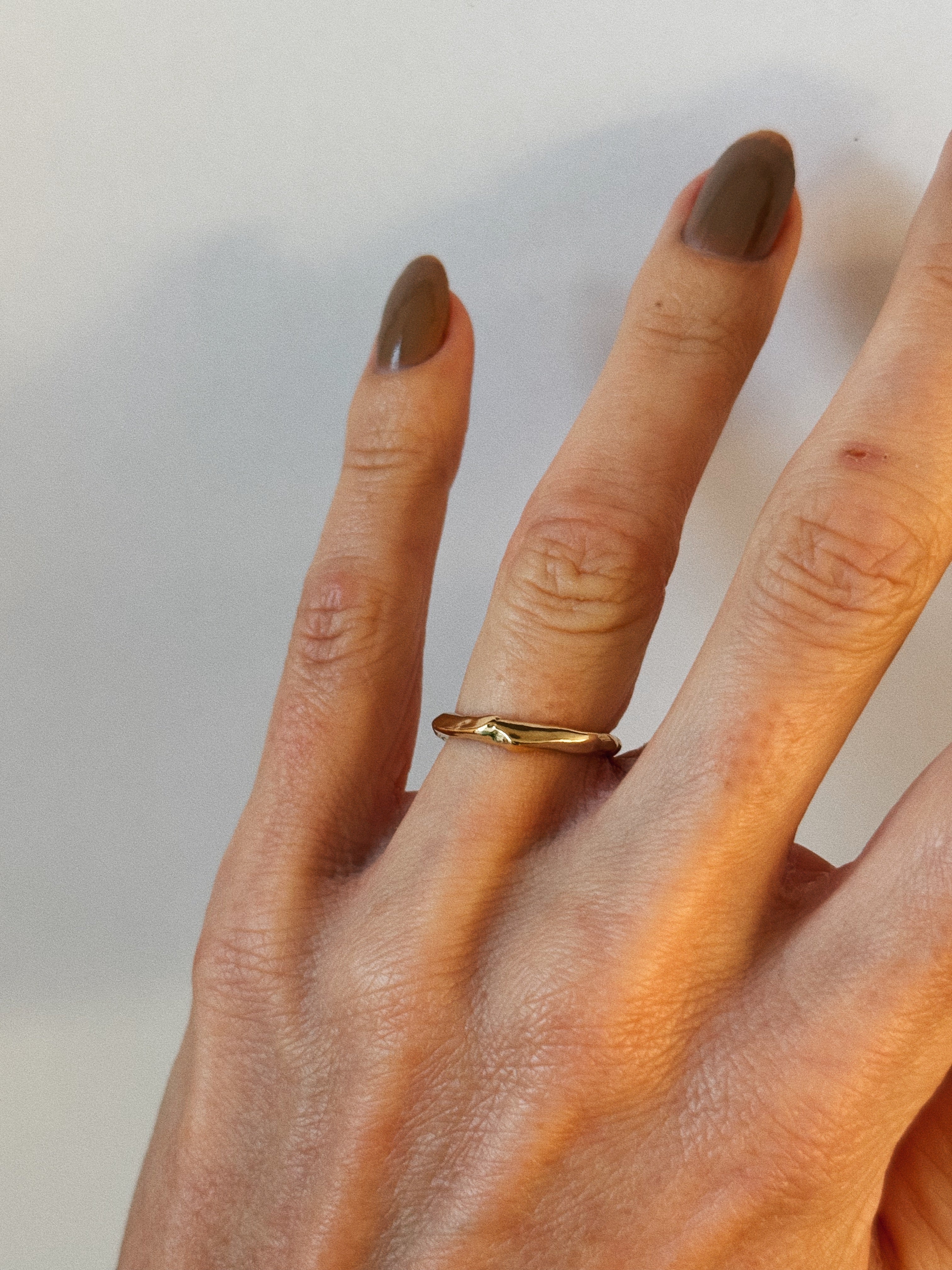 organic wedding ring