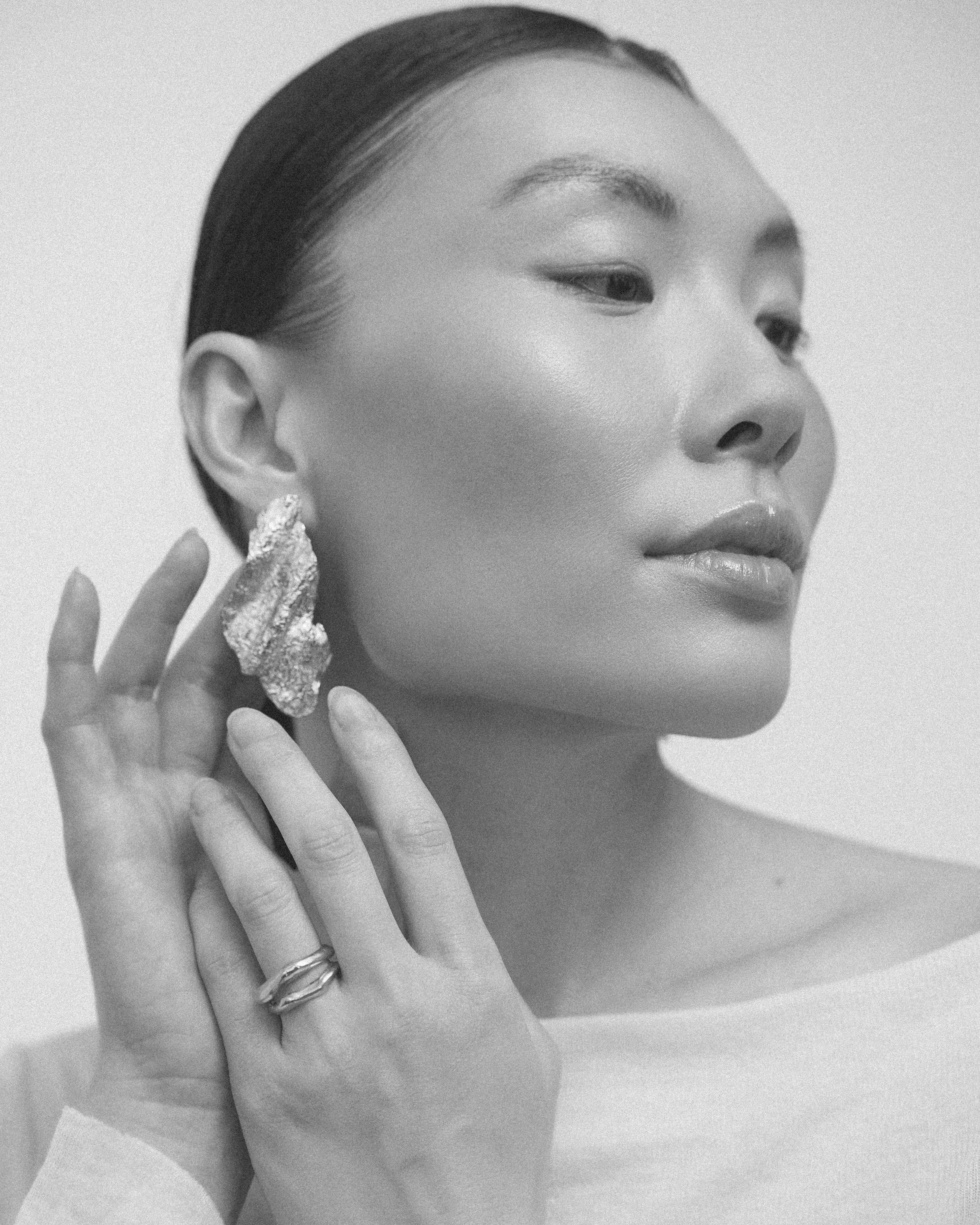 Earrings 'Leaf III'