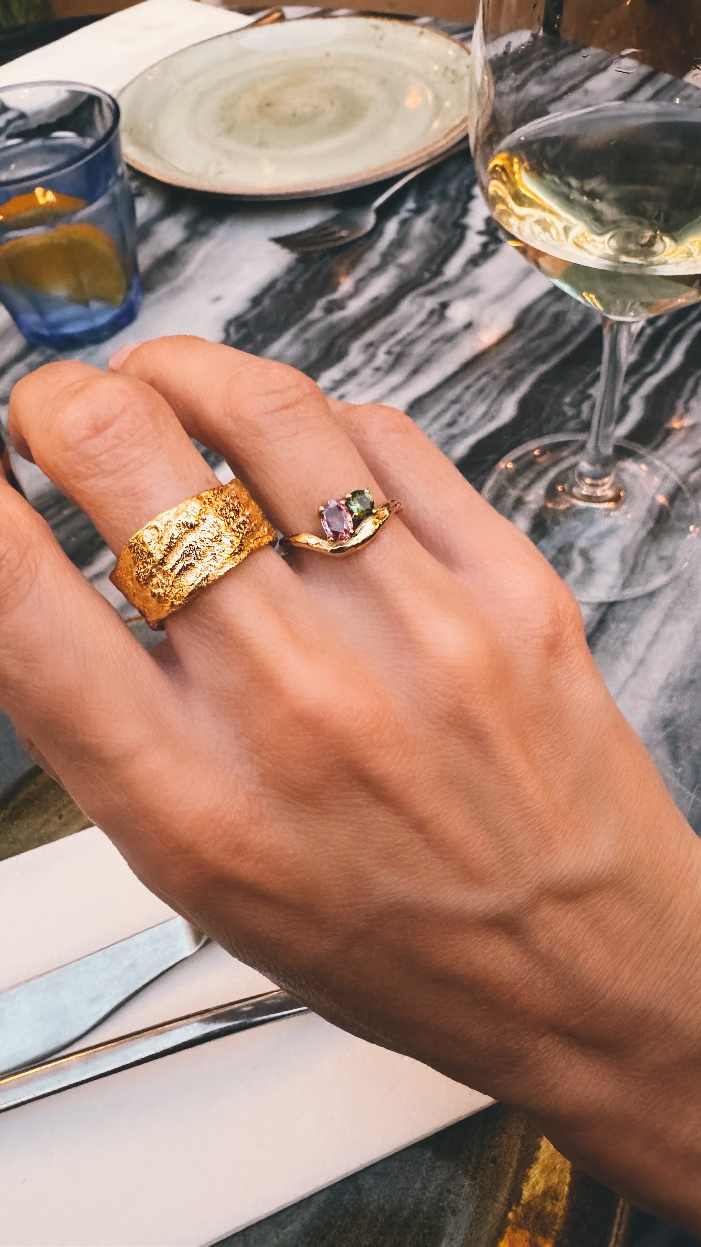 Ring ‘Kai II’ vermeil size 56