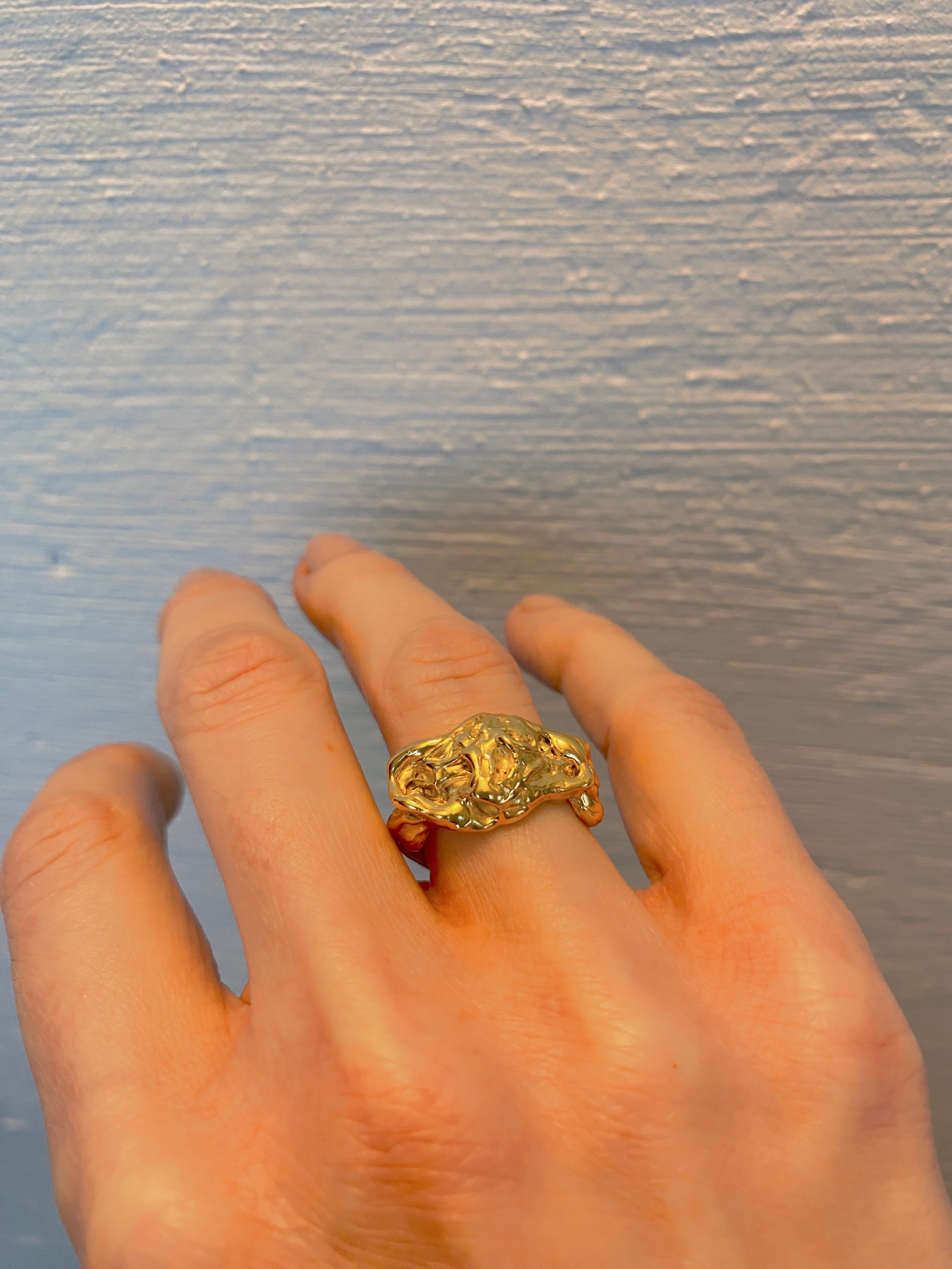Ring ‘Lava’ vermeil size 52
