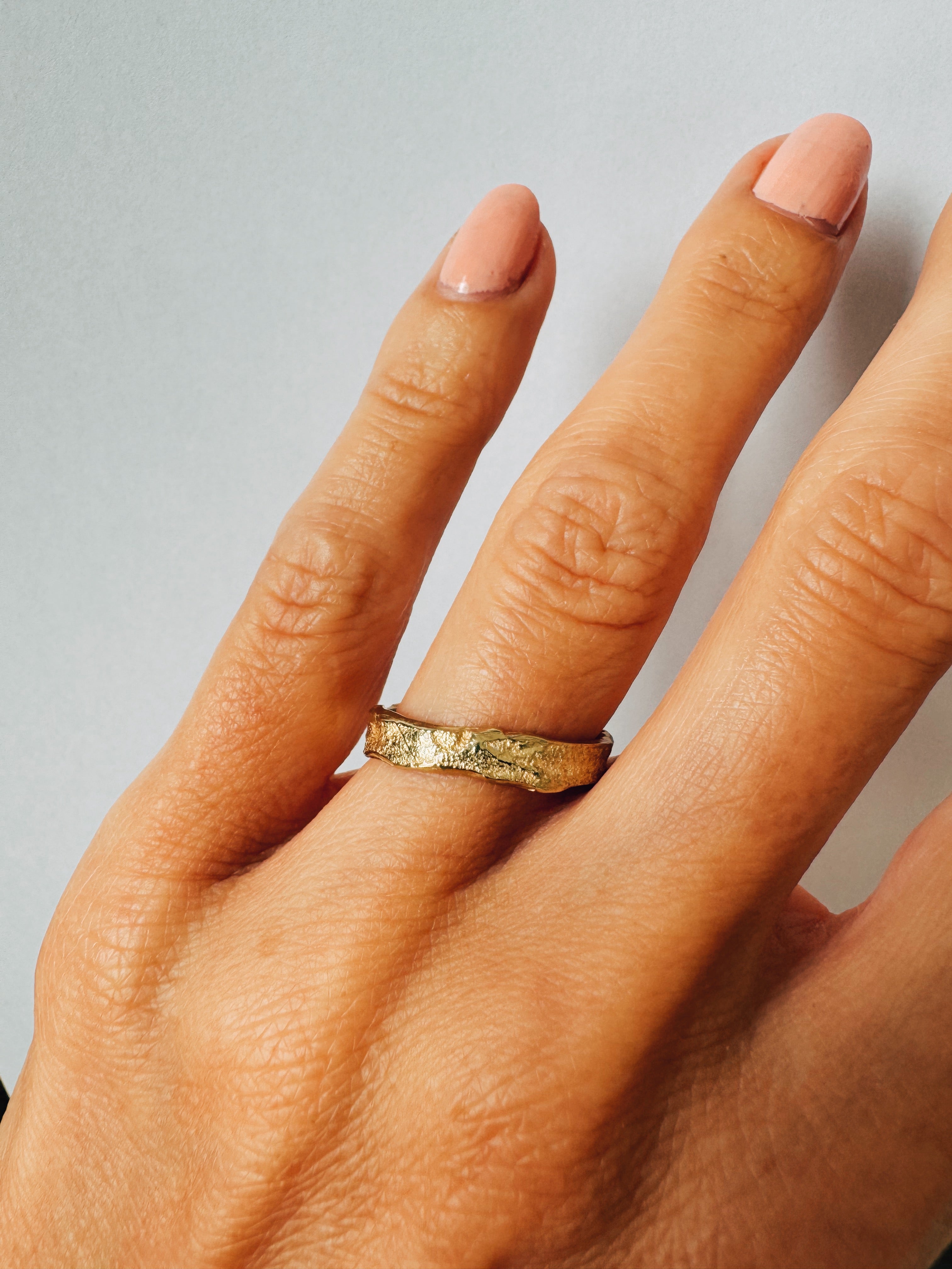 organic wedding ring