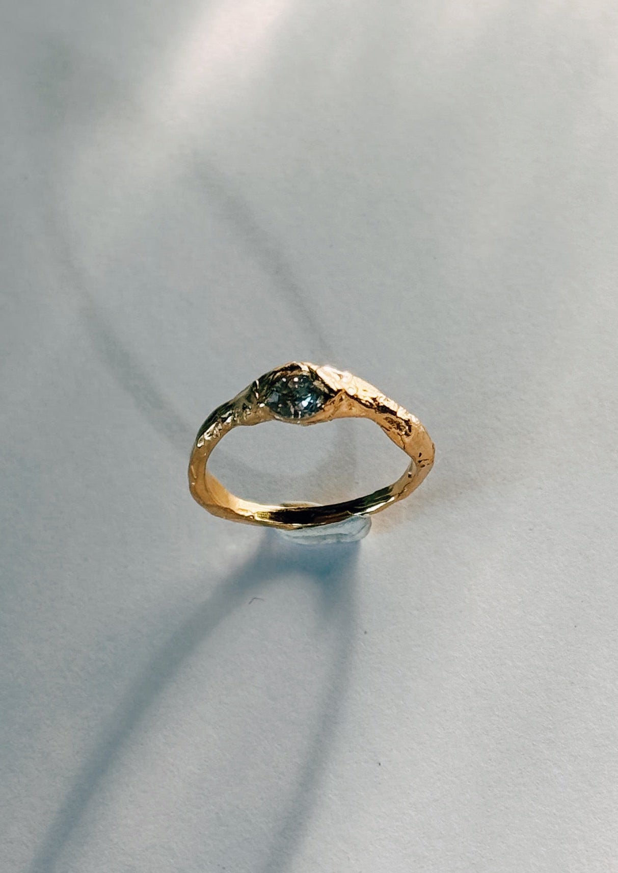 organic engagement ring