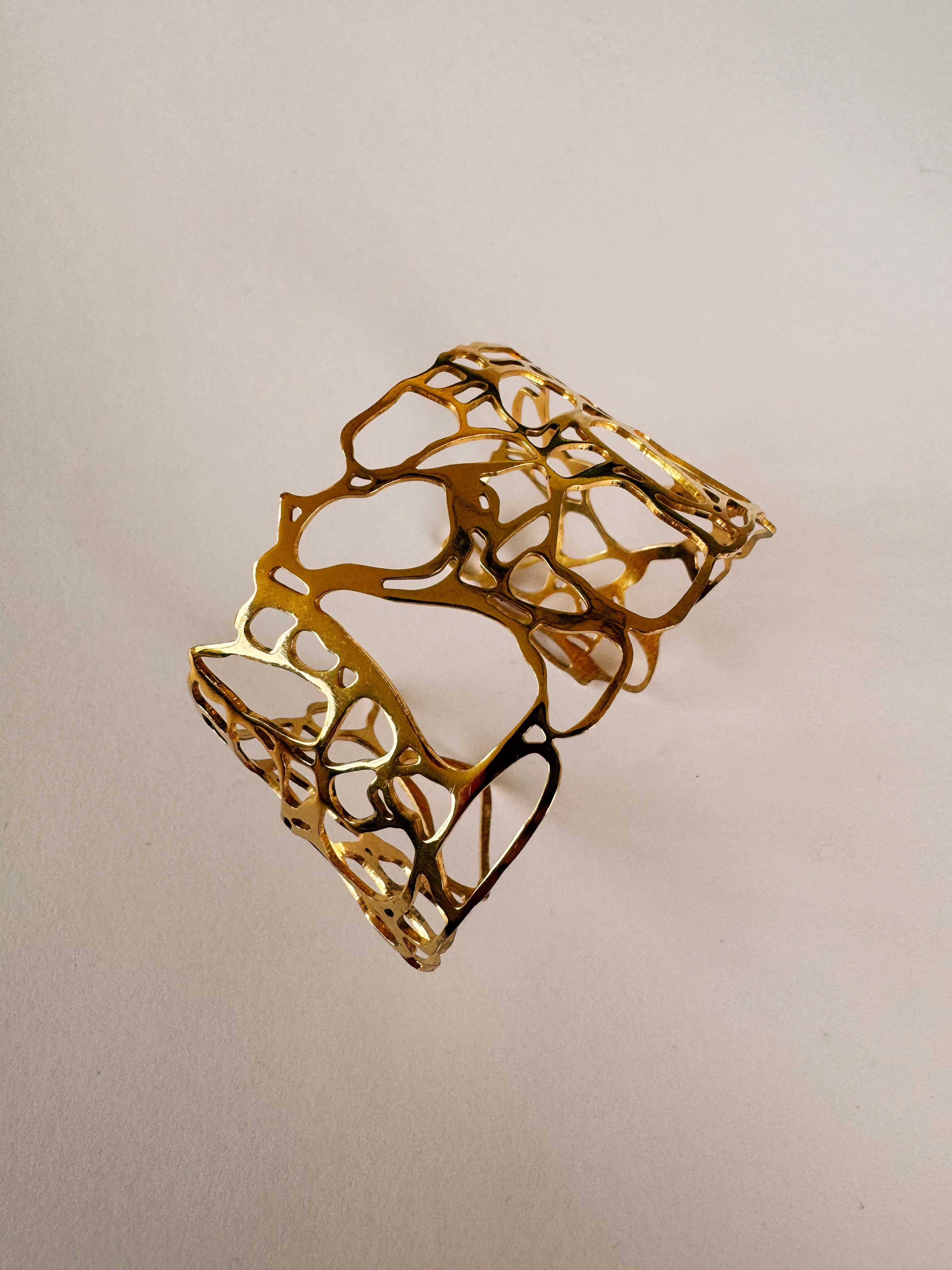 Bracelet ‘I’ sample vermeil