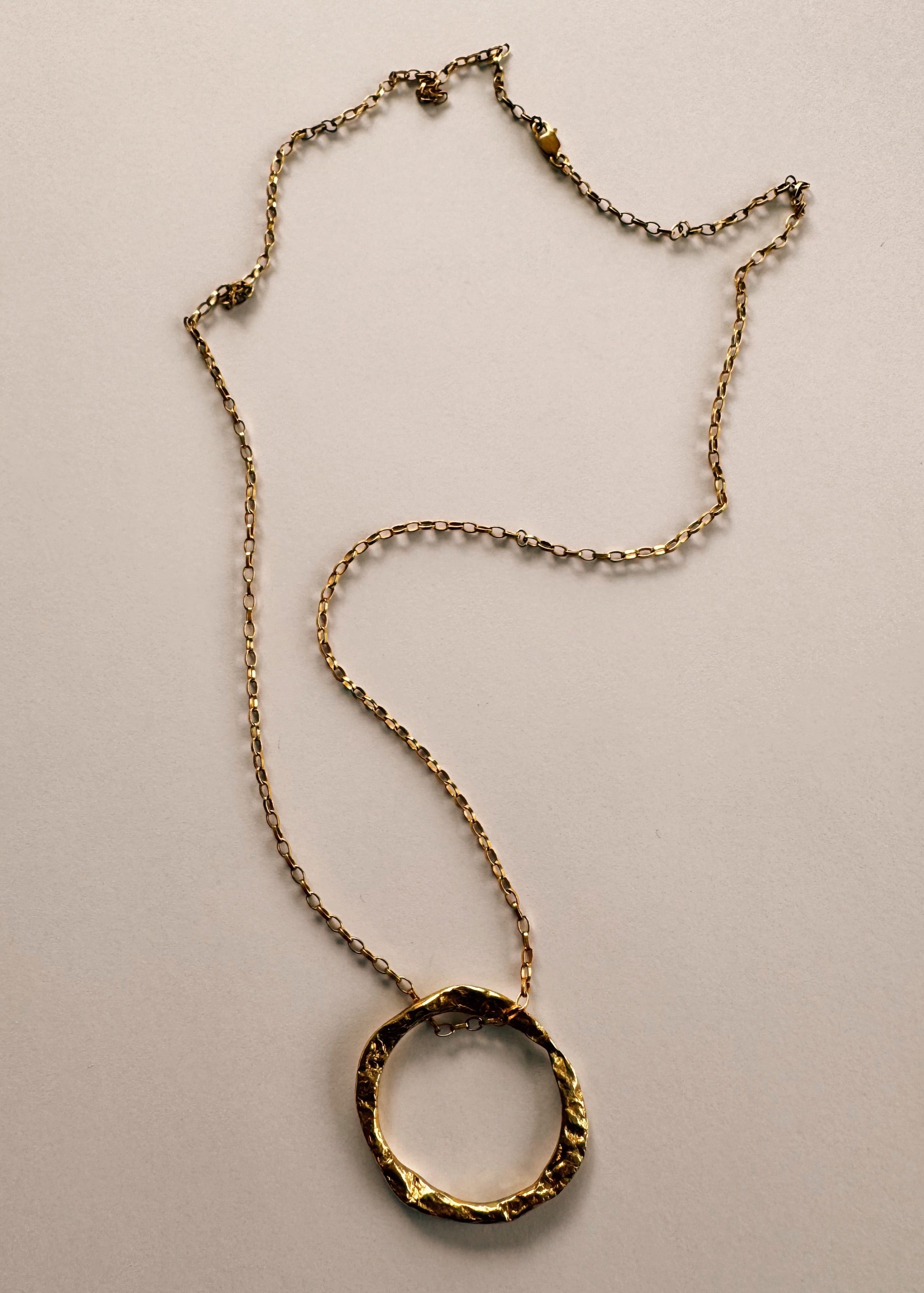 Necklace ‘Soleil’ sample vermeil