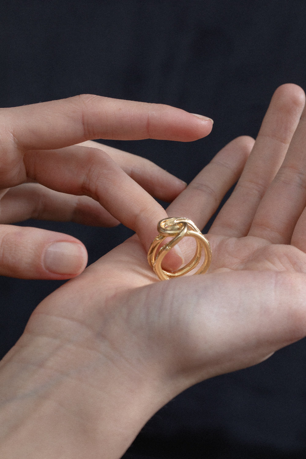 Ring ‘Vic’ sample vermeil size 50