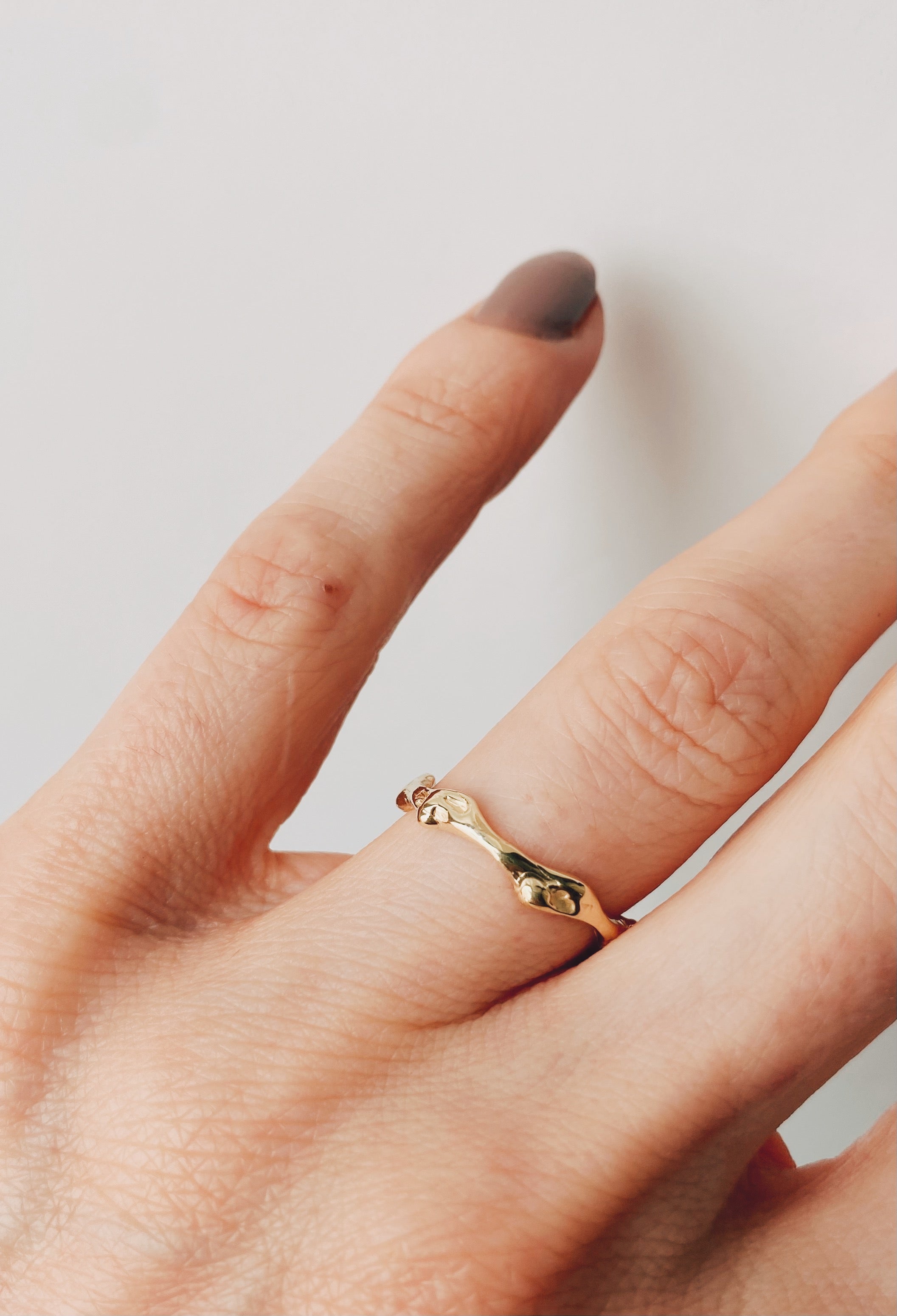 organic wedding ring
