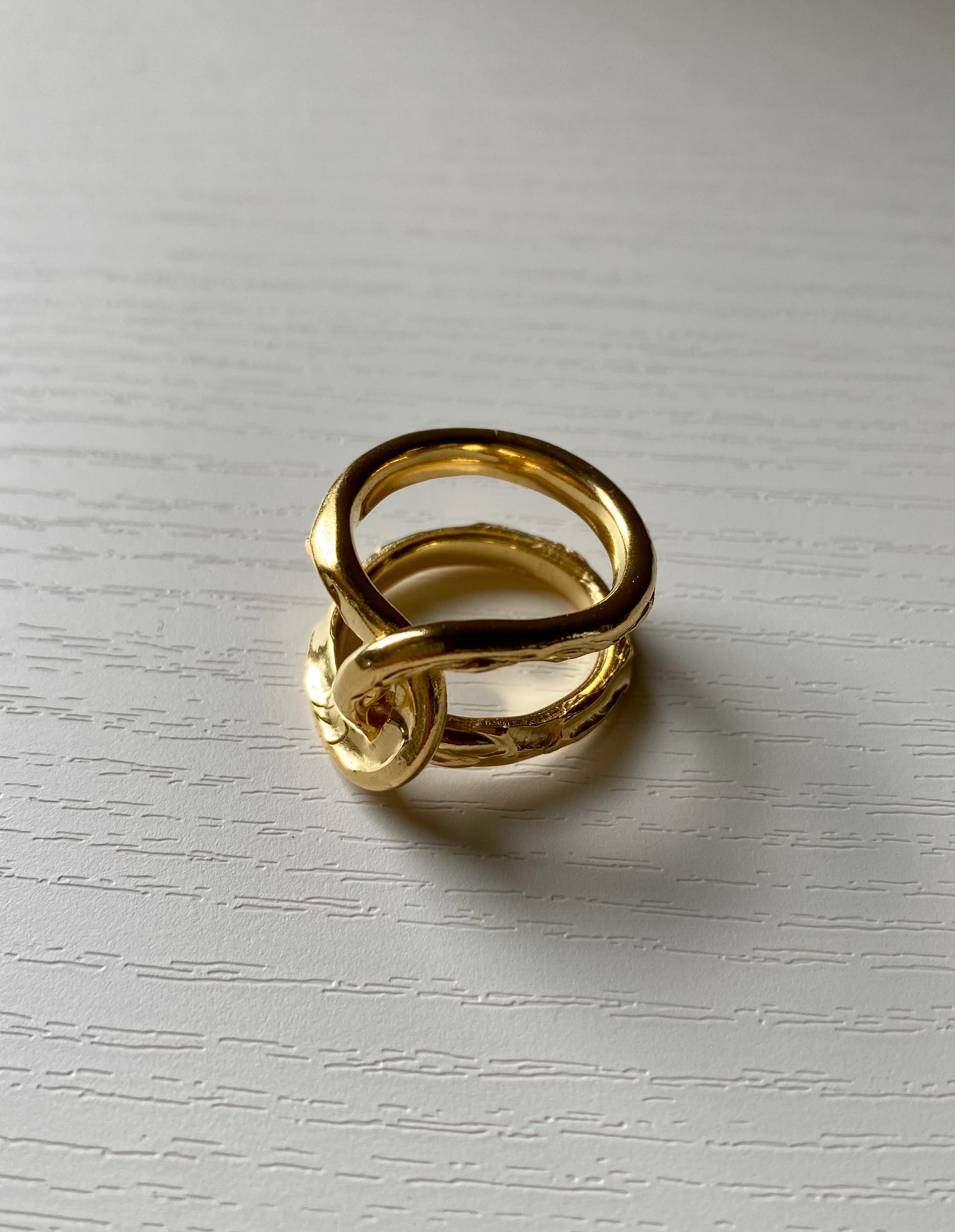 Ring ‘Vic’ sample vermeil size 50