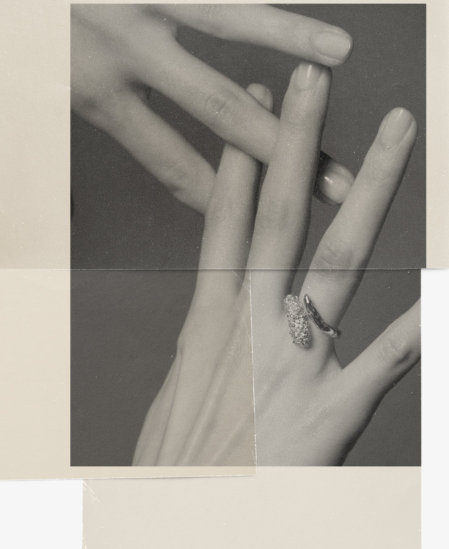 Ring ‘Coral’ vermeil size 52