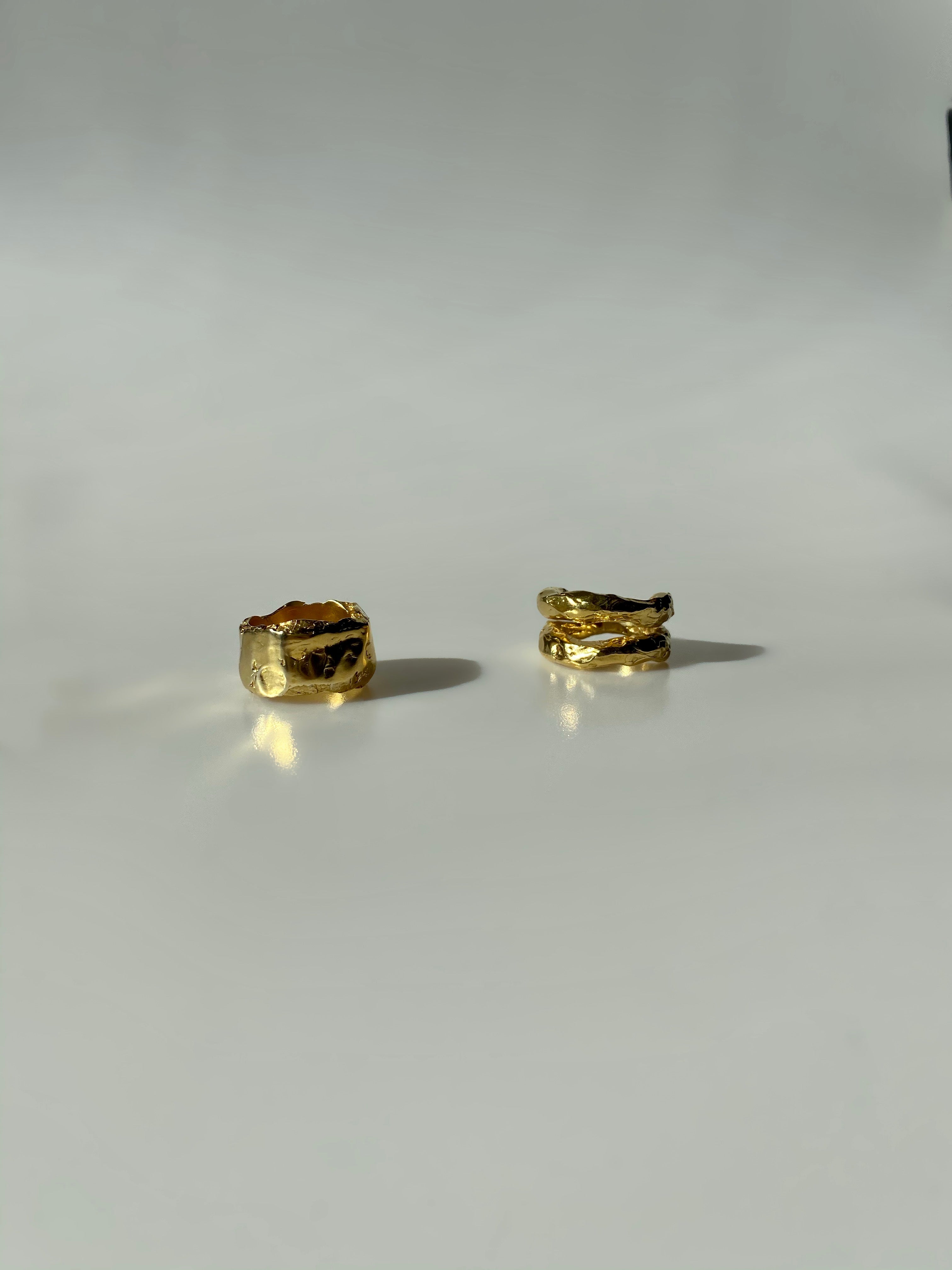 statement rings gold