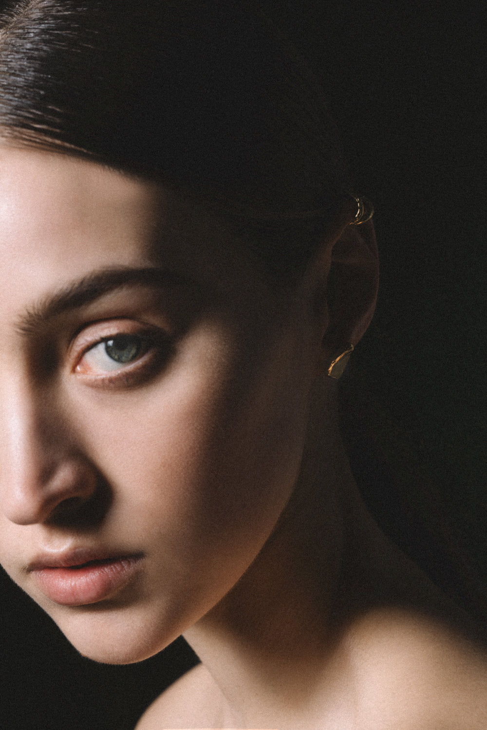 Earrings 'Estela' silver & vermeil