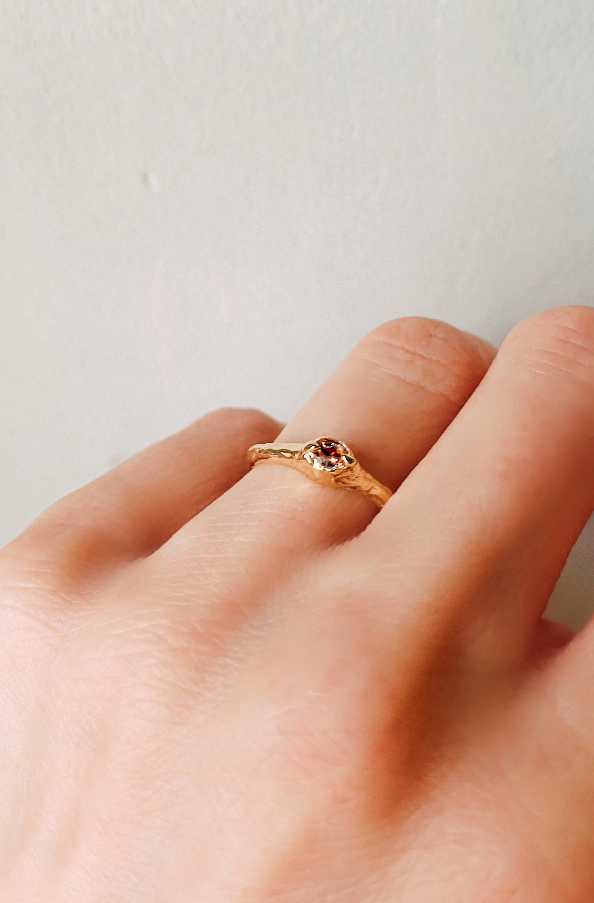 sapphire gold ring