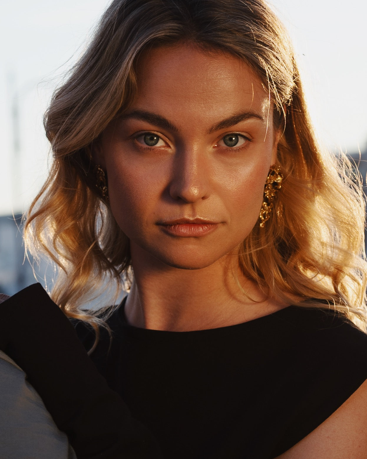 Earrings ‘River’ silver