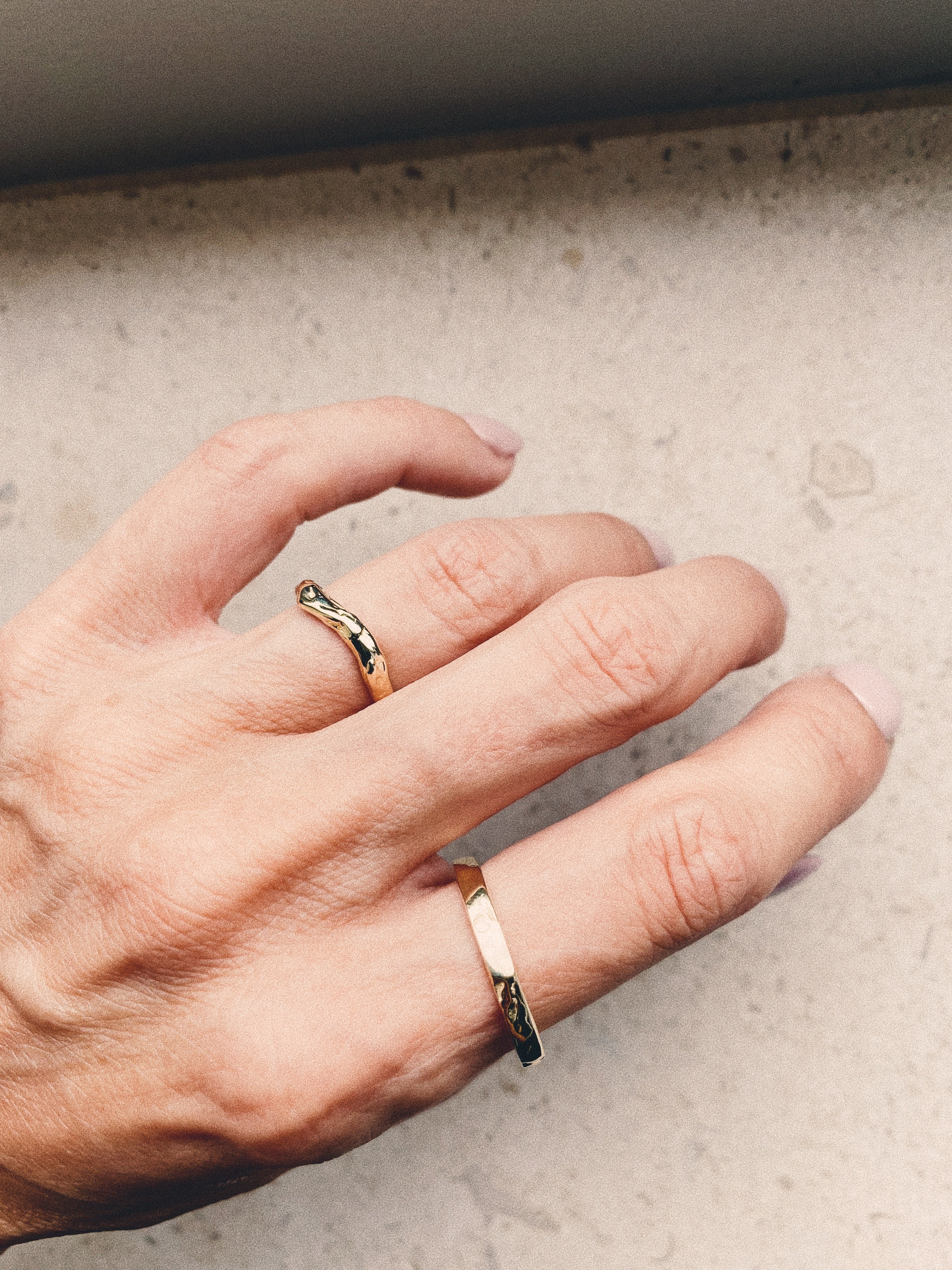 organic wedding ring