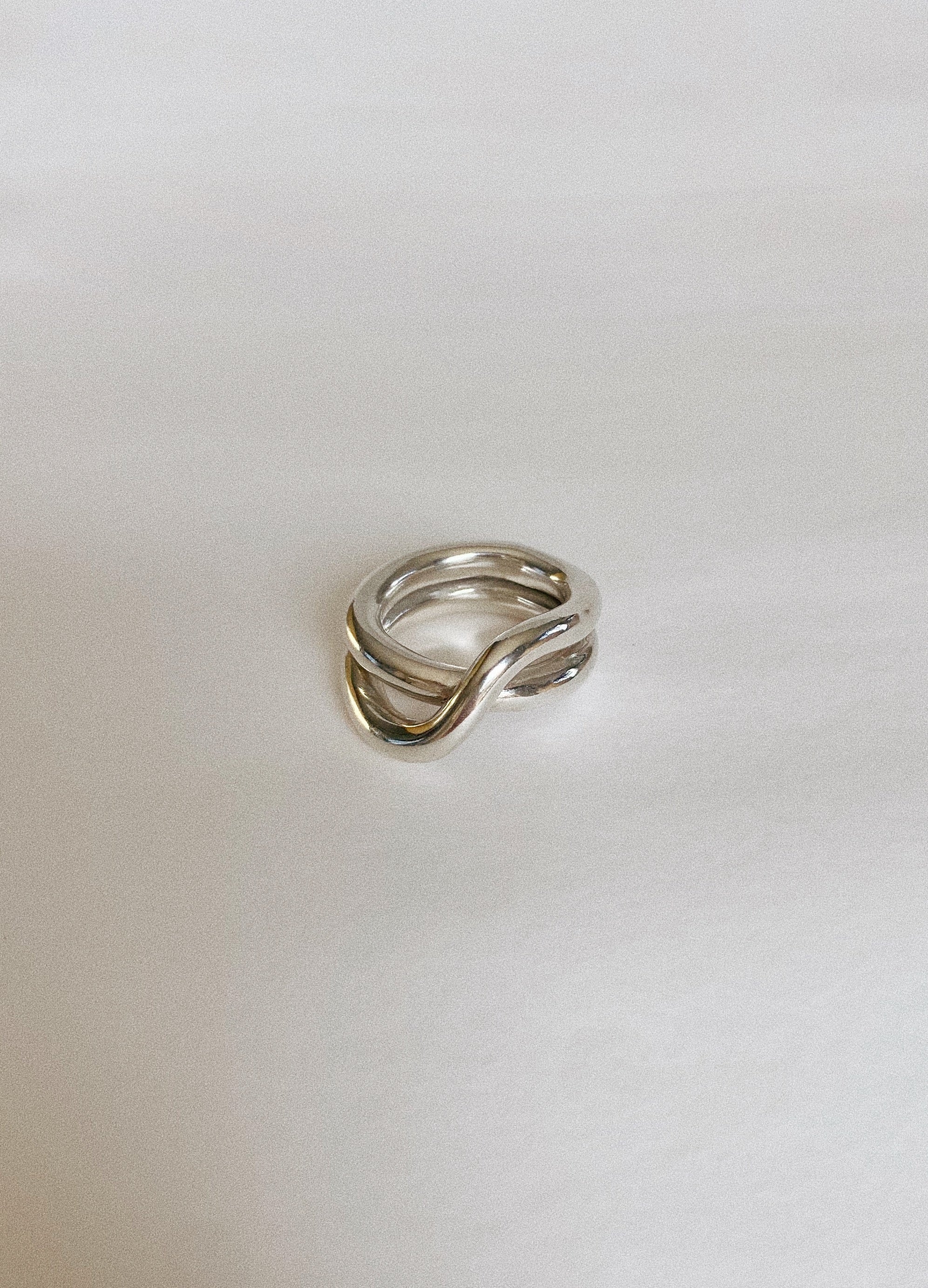 silver chunky ring Charlien Lagrou