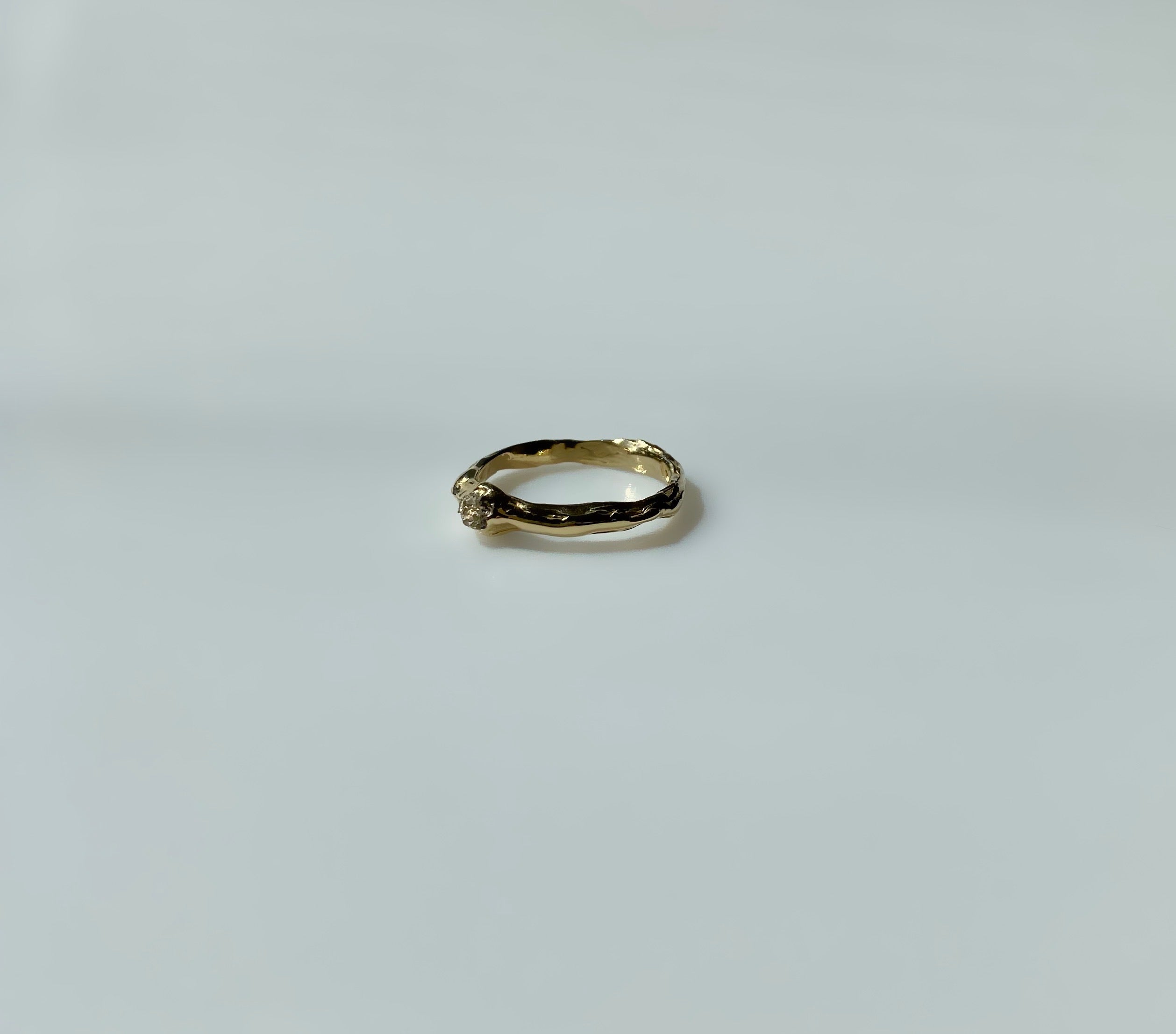 ruwe diamant verlovingsring