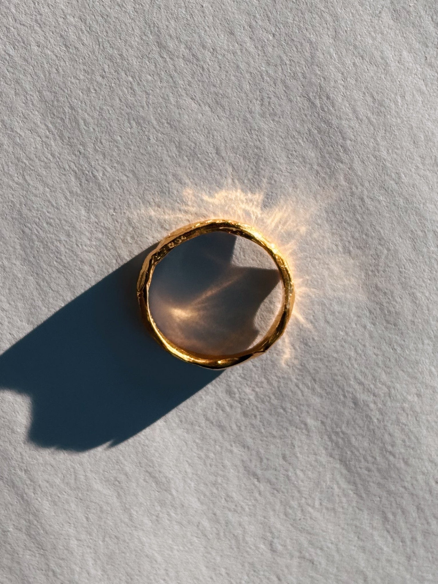 organic wedding ring