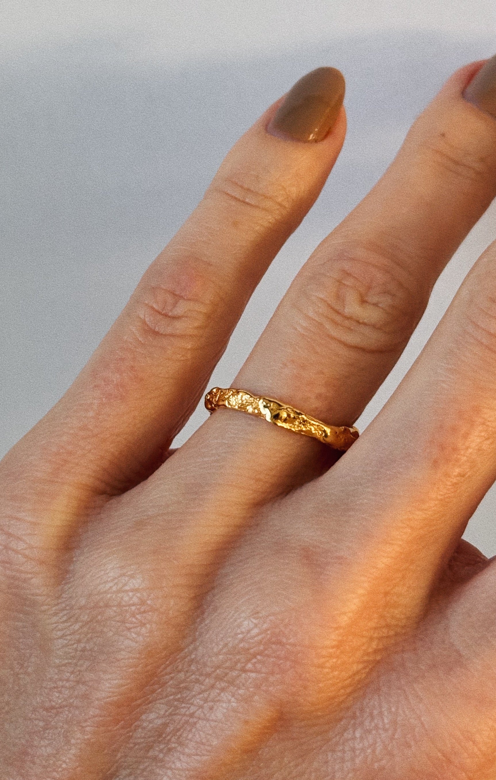 organic wedding ring