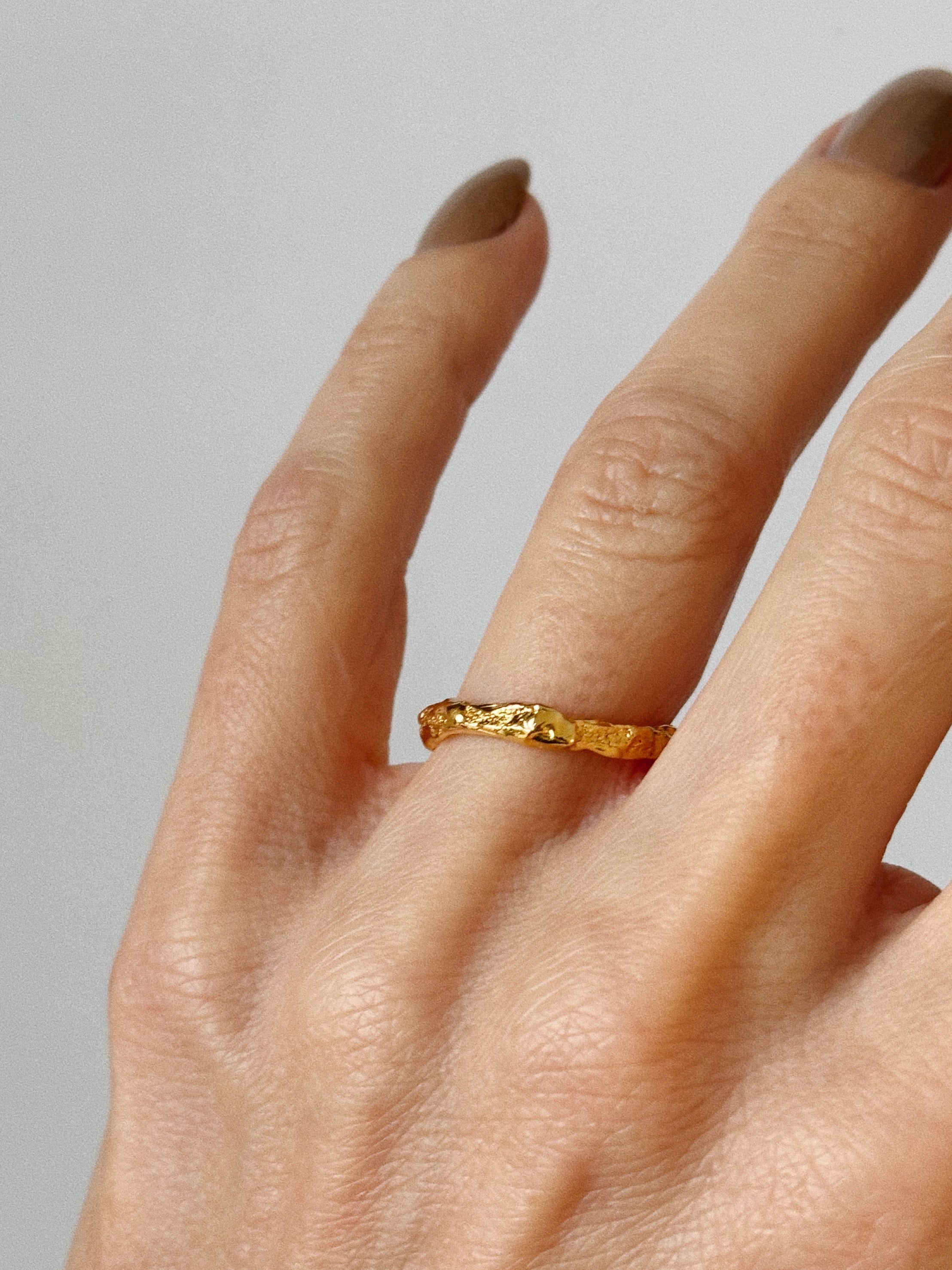 organic wedding ring