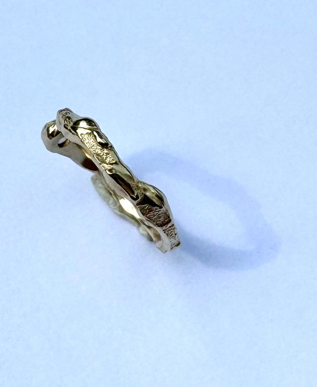 sapphire organic engagement wedding ring