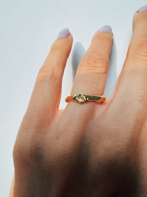 Ring ‘Initial’ 18 karat gold