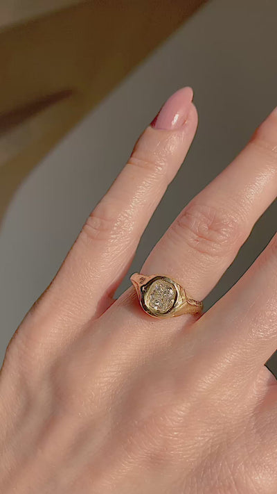 cushion diamond engagement ring