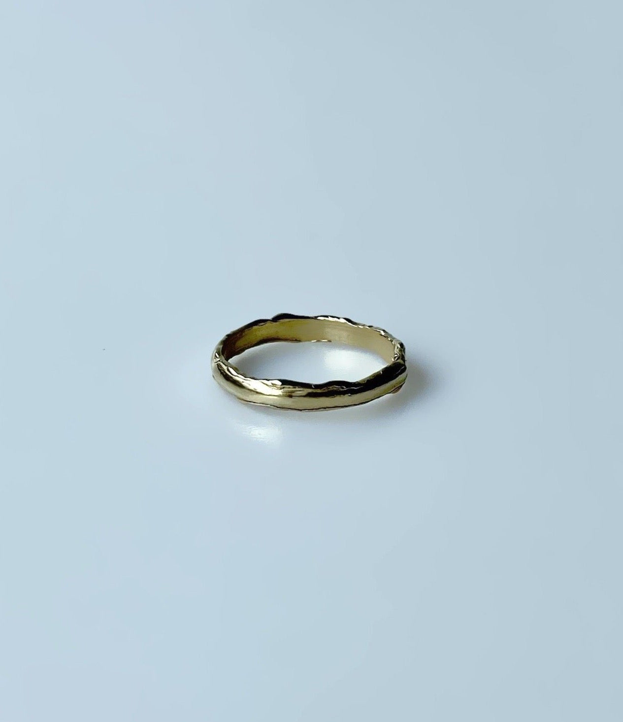 organic wedding band
